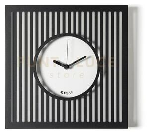 Orologio da parete elegante tiffany piccolo nero,bianco marmo
