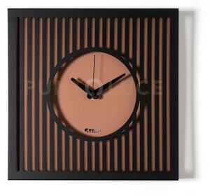 Orologio da parete elegante tiffany piccolo nero,mocha mousse