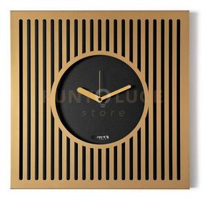 Orologio da parete elegante tiffany grande oro laccato,nero