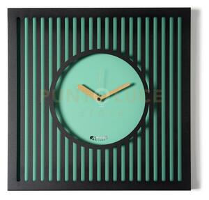 Orologio da parete elegante tiffany grande nero,verde acqua