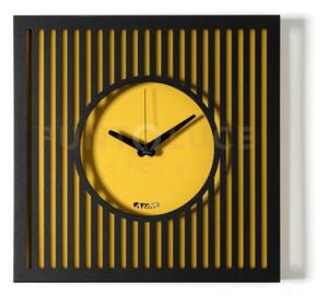 Orologio da parete elegante tiffany piccolo nero,ocra