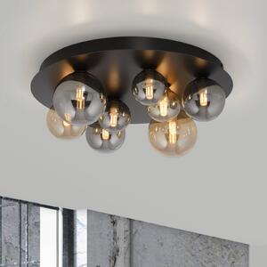 Paul Neuhaus Plafoniera soffitto Popsicle, Nero, Soggiorno / Sala da pranzo, Metallo, Moderno, Plafoniera