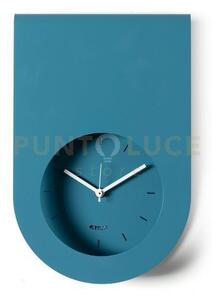 Orologio di design minimal lembo blu oltremare