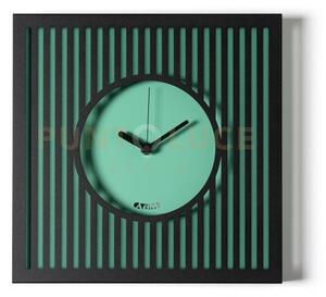 Orologio da parete elegante tiffany piccolo nero,verde acqua