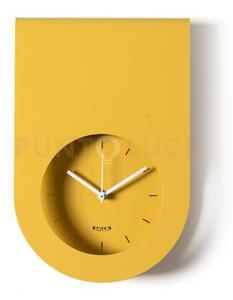 Orologio di design minimal lembo ocra