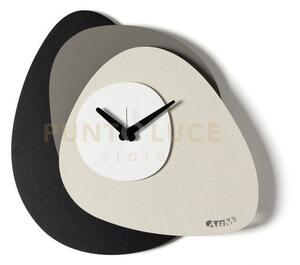 Orologio di design minimal grease nero,fango,avorio,bianco marmo