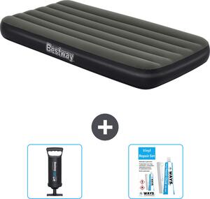 Materasso gonfiabile Bestway - 1 persona - 99 x 188 x 28 cm - Blu - Accessori inclusi