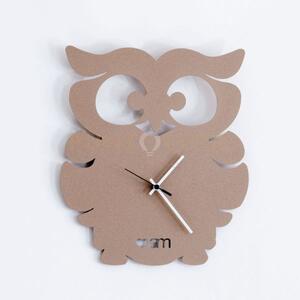 Orologio da parete di design gufino beige