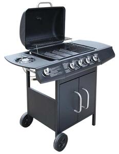 Barbecue a gas 4+1 bruciatori nero