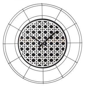 Orologio nudo grande vienna nero ,bianco in ferro diametro90cm