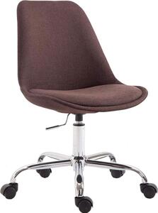 Sedia ergonomica per ufficio - Sedia da ufficio - Altezza del sedile regolabile in continuo - Design moderno | Colore: Marrone