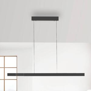 Paul Neuhaus lampada LED a sospensione Adriana Square, grigio, up/down dimmerabile, Alluminio / Grigio / Zincato, Soggiorno / Sala da pranzo, Alluminio, Moderno