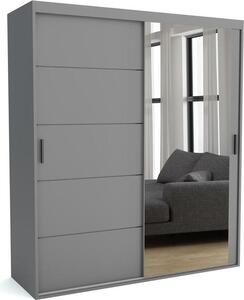 Tappeto FURNLUX C Grigio 160cm / Colore principale: Grigio / Dimensioni: 160 x 60 x 205 cm