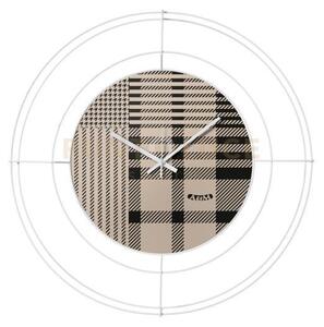 Orologio nudo piccolo tartan bianco ,tartan in ferro diametro59cm