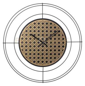 Orologio nudo piccolo vienna nero ,oro laccato in ferro diametro59cm