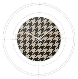 Orologio nudo piccolo pied de poule nero bianco ,pied de poule nero