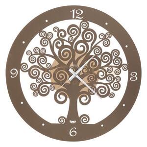 Orologio portafortuna grande albero della vita oro e bronzo in ferr