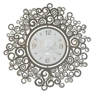 Orologio rotondo dal design originale fonte della vita bronzo e bia
