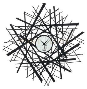Orologio shanghai nero e bianco marmo in ferro diametro58cm