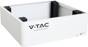 Supporto RACK per accumulo di energia V-TAC VT48100E-P2 scaffale modulare 5 12kWh 5 moduli max (SKU 11556) Bianco