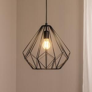 Lampada a sospensione Diamond Opviq, dimmerabile, Nero, Soggiorno / Sala da pranzo, Metallo, Moderno, Lampada a sospensione