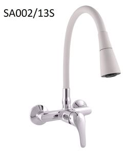 Slezák-RAV Slezák Rav Miscelatore per lavello con braccio flessibile SA002/13S Colore: cromo/grigio, Dimensioni: 150 mm