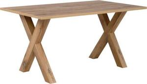 Tavolo da pranzo singolo MANZANO – rettangolare – rovere Flagstaff – 8 persone – 160 x 75 x 90 cm