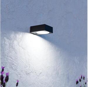 Eglo 901914-LED Lampada solare con sensore DARFANO, LED 6,5 W / 3,7 V, batteria 2000 mAh, nera