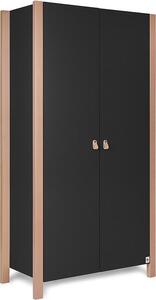 FURNLUX Armadio per bambini Etude Black 96cm / Colore principale: Nero / Dimensioni: 96 x 179 x 47 cm