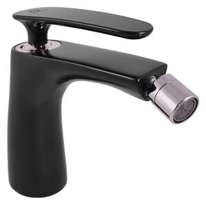 Slezák-RAV Slezák Rav TG144CMATC Miscelatore per bidet Colore: nero opaco/cromato, Dimensione: 1/2''