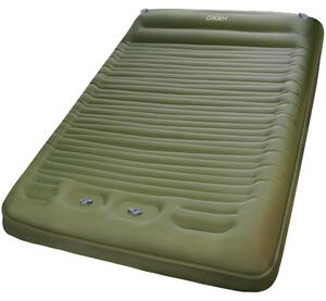Materasso gonfiabile matrimoniale - 200 x 145 x 14 cm - Nylon - Verde