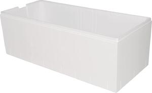 Supporto per vasca da bagno Calmwaters® 170 x 75 cm originale, adatto a vasche rettangolari da 170 x 75 cm, supporto in polistirolo, isolante acustico e termico, pronto per la piastrellatura, supporto per vasca da bagno bianco, 03AX2432