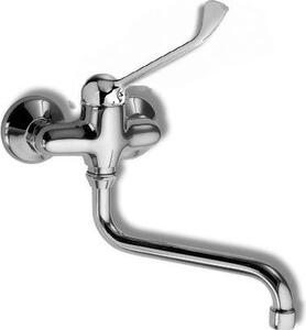 Miscelatore per lavello Novaservis Metalia 55 TUBO A STRALCIO 10CM CROMATO 55074L/T,0