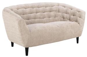 Divano Ria 2 posti in ciniglia beige