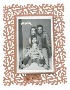 Cornice Portafoto Icona Bay Pizzazz 10x15 Cm Rosa Pastello - Legno Massello Stile Scandinavo, Per Tavolo O Parete