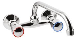 Miscelatore Per Lavabo A Parete Con Bocca A U - H/Bc-15-Fos