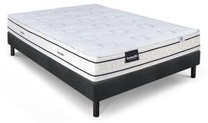Set di materassi DUNLOPILLO Lavande, dimensioni 140x190 cm, con lattice naturale (20%): 7 zone di comfort, comfort di riposo equilibrato, design traspirante e rete a listelli passiva