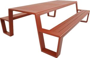 Set da picnic Estilo 183 x 74 x 220 cm Alluminio Rosso