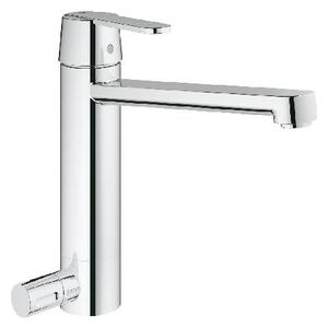 Grohe Get - Miscelatore per lavello con valvola di arresto, cromo 30198000