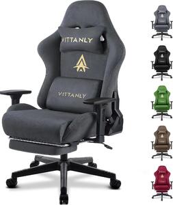 Sedia da gioco, Design ergonomico, Schienale regolabile, Grigio