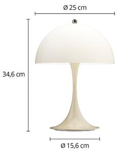 Louis Poulsen Lampada da tavolo a LED Panthella 250, dimmerabile, Crema / Ambra, Soggiorno / Sala da pranzo, Plastica, Moderno, Lampada da tavolo LED
