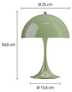Louis Poulsen Lampada da tavolo a LED Panthella 250, dimmerabile, Verde, Soggiorno / Sala da pranzo, Plastica, Moderno, Lampada da tavolo LED
