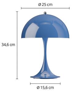Louis Poulsen Lampada da tavolo a LED Panthella 250, dimmerabile, Blu, Soggiorno / Sala da pranzo, Plastica, Moderno, Lampada da tavolo LED