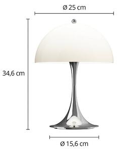 Louis Poulsen Lampada da tavolo a LED Panthella 250, dimmerabile, Cromo / Argento, Soggiorno / Sala da pranzo, Plastica, Moderno, Lampada da tavolo LED