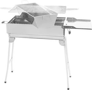 Mangal griglia in acciaio inox 0,8 mm H76,5хB61xD30cm Griglia in acciaio inox BBQ shashlik