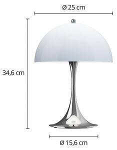 Louis Poulsen Lampada da tavolo a LED Panthella 250, dimmerabile, Cromo / Argento, Soggiorno / Sala da pranzo, Plastica, Moderno, Lampada da tavolo LED