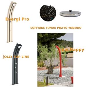 Soffione Tondo piatto in Acciaio inox 150 mm per modelli Jolly Top Line e Energy Pro