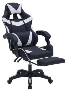 Sedia da gaming Krit Eco bianco e nero