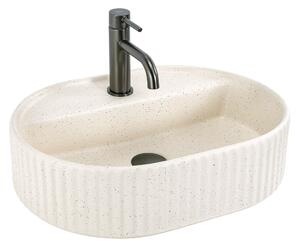 Lavabo da appoggio Rea Marcela 50 Vanilla