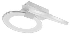 Lampada da soffitto a LED, design a anello, bianca, lunghezza 44 cm